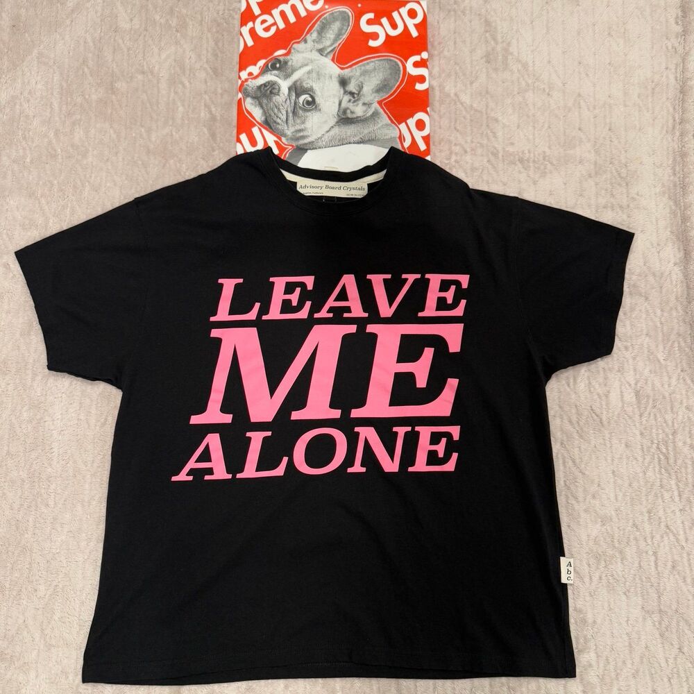 Advisory Board Crystals Leave Me Alone Short-Sleeve Tee 'Black' Sz XL (SS25)